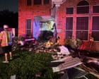Source-feed image associated with US opens second federal investigation of deadly Tesla crash into Texas home