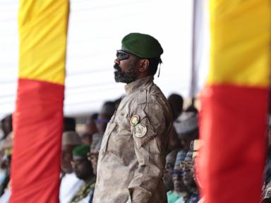 Source-feed image associated with Mali's military says it's broken a rebel blockade around a strategic northern base