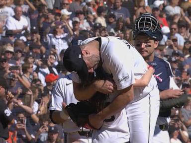 Image from linked report: WATCH: Justin Verlander’s emotional final start