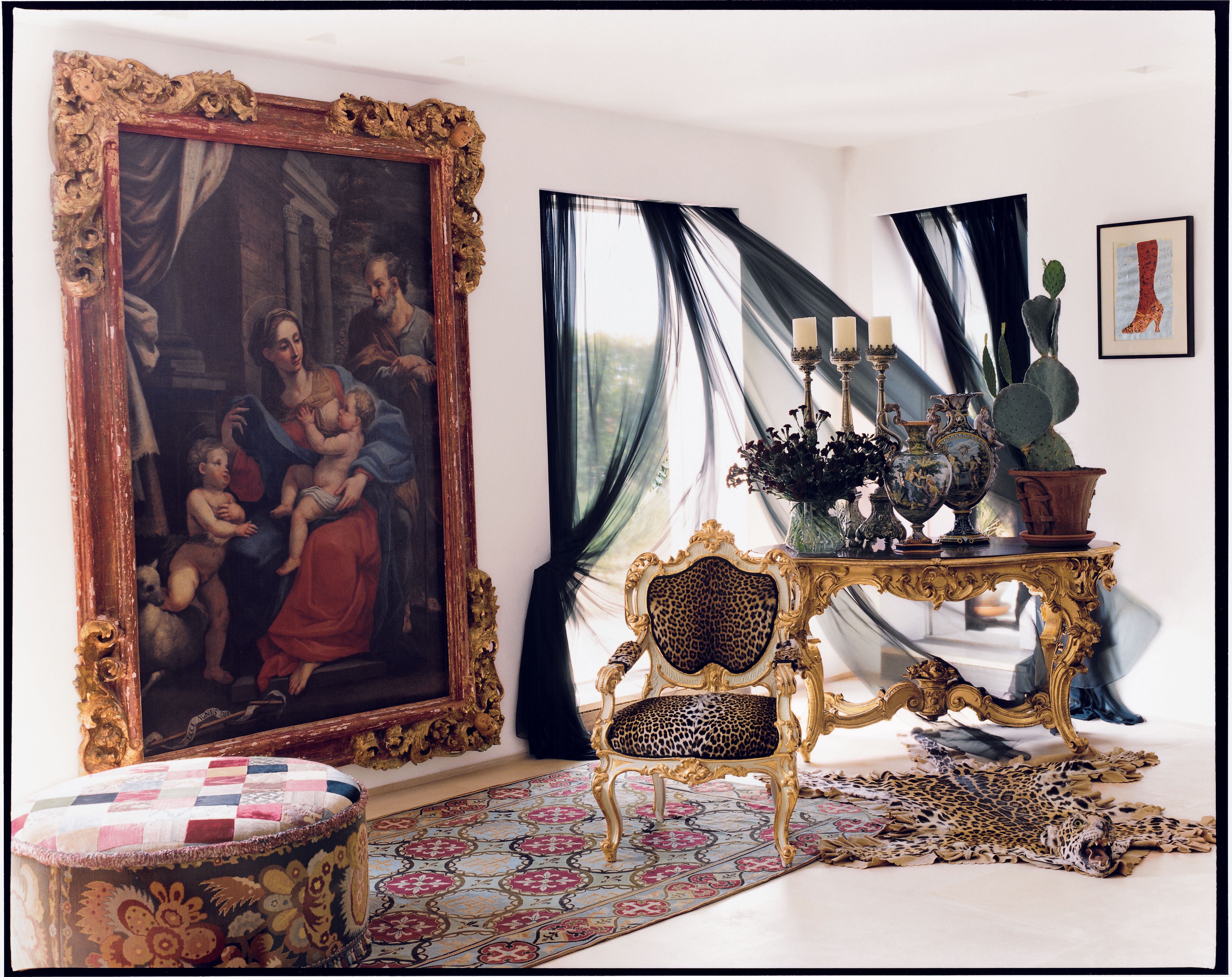 Image from linked report: From the Archives: Inside Stefano Gabbana and Domenico Dolce’s Glamorous Milan Apartment