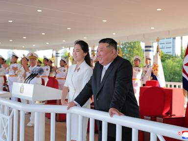 Source-feed image associated with S. Korea trying to learn if Kim Jong Un has a son but daughter's status appears solid
