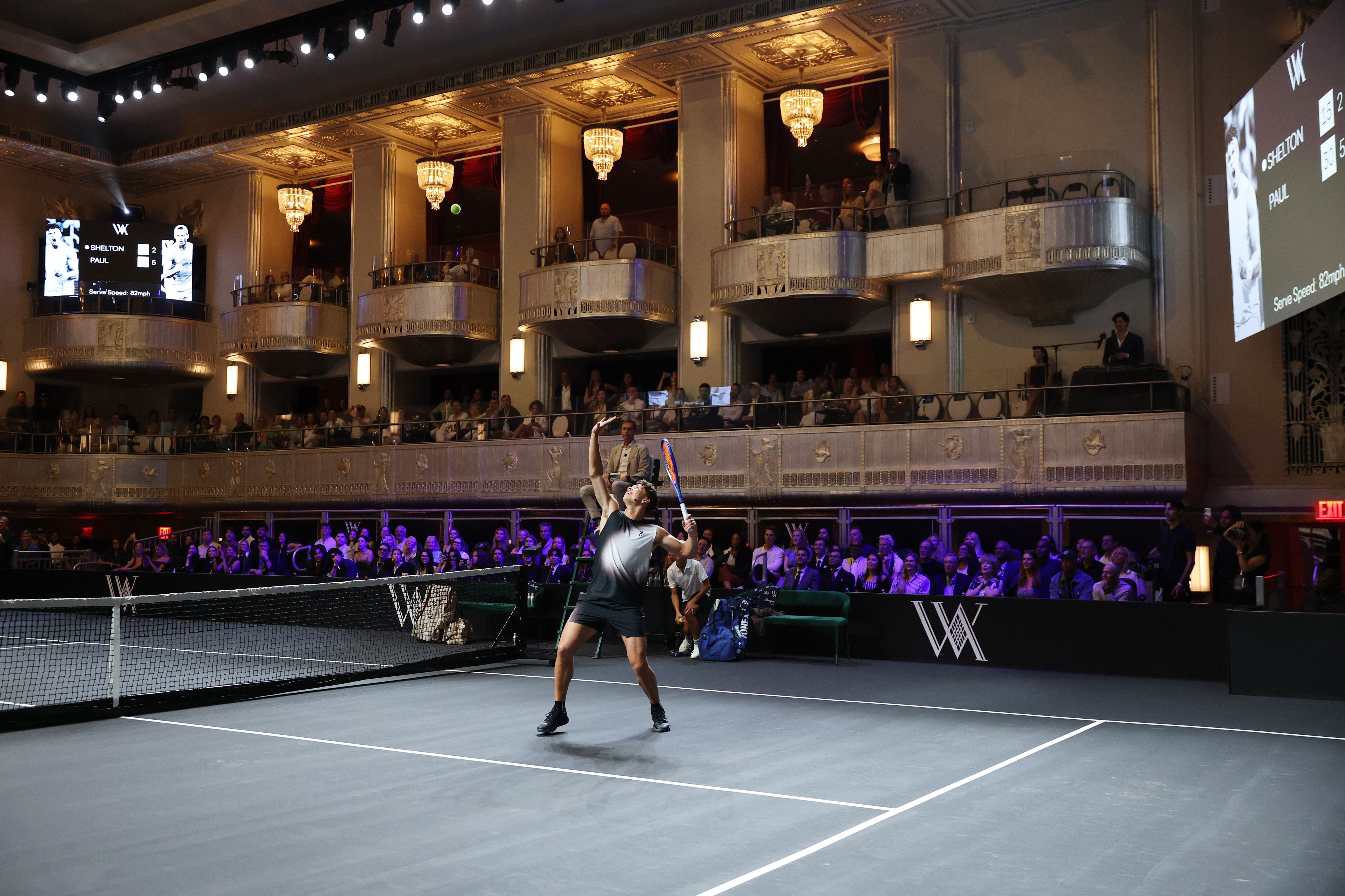 Source-feed image associated with I Had A Private Tennis Lesson From Grand Slam Champion Stan Wawrinka Inside The Waldorf Astoria Ballroom