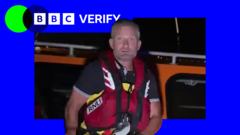 Source-feed image associated with RNLI volunteer targeted online and branded 'traitor' after Portsmouth protests