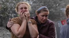 Source-feed image associated with At least five members of same family killed in Russian missile attack, Zelensky says