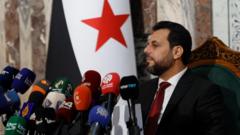 Source-feed image associated with Syria's president names final 70 lawmakers to new post-Assad parliament