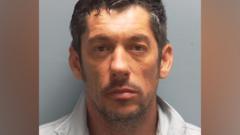 Image from linked report: Man jailed for two years over throwing bottle at Portsmouth migrant protest