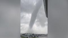 Source-feed image associated with Tornadoes touch down in New York and Delaware