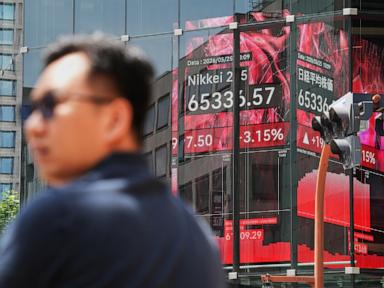 Source-feed image associated with Asian shares and oil prices are mixed after US launches strikes in southern Iran