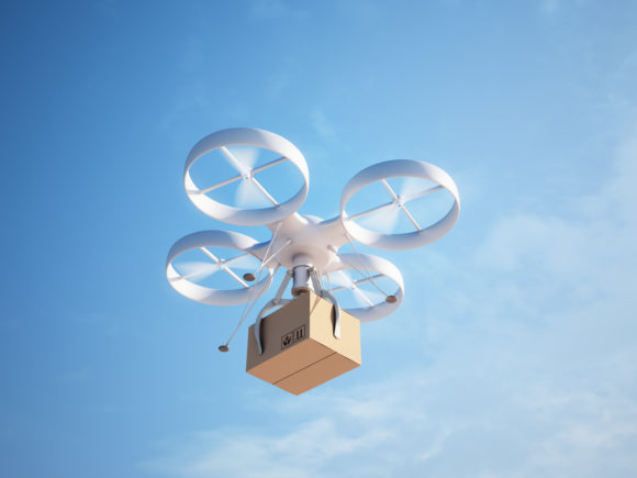 Image from linked report: States Challenge FAA Environmental Review of Commercial Drone Package Rules
