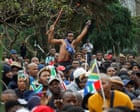 Source-feed image associated with Police units deployed across South Africa before anti-immigration marches