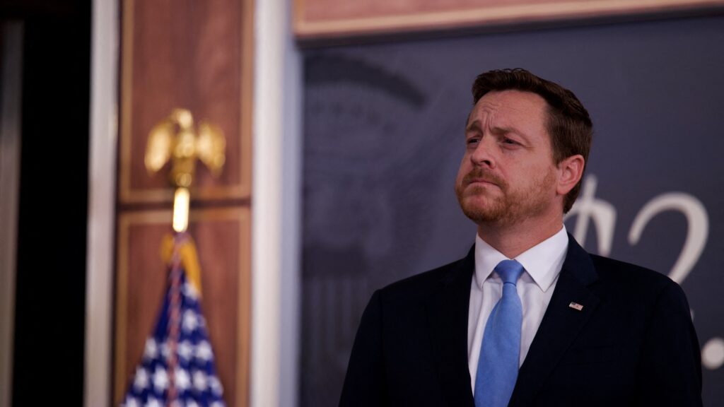 Image from linked report: Senate finance committee backs Chris Klomp, advancing him to full Senate vote