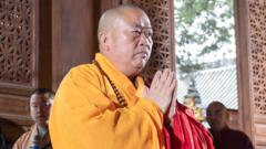 Source-feed image associated with Ex-head monk of China's 'kung fu temple' jailed for embezzlement
