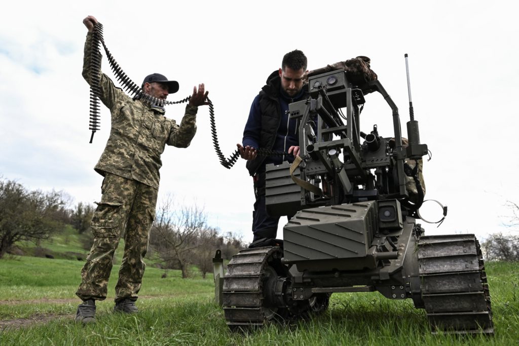 Source-feed image associated with As Russia pounds Ukrainian cities, Kyiv tries to turn the tide with battlefront innovation