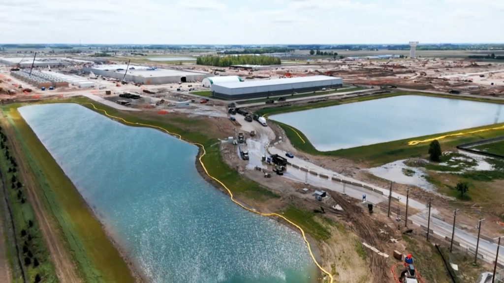 Source-feed image associated with Janesville, once a symbol of the Great Recession, becomes AI data center battleground
