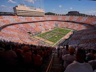 Source-feed image associated with The playbook for college sports revenue is expanding from logos, fees
