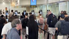 Source-feed image associated with Ryanair warns of 'queue chaos' from new EU border system
