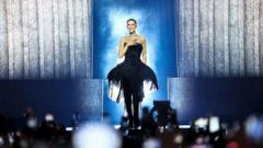 Source-feed image associated with 'She's back': Fans dance, sing and cry after Céline Dion's comeback concert in Paris