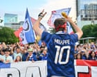 Source-feed image associated with World Cup 2026: France v Spain semi-final buildup; Atlanta police step up security for England v Argentina – live
