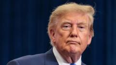 Source-feed image associated with Trump says US position on Falklands 'one of many' under review