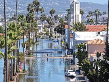 Image from linked report: Some California beaches forced to close after 'unusually high' ocean water levels
