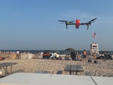 Source-feed image associated with WATCH: New drones to search for sharks off East Coast beaches