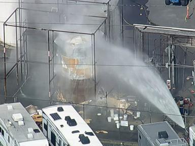 Source-feed image associated with California chemical tank no longer under threat of catastrophic explosion: Officials