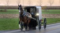 Image from linked report: In Amish country, nurses go door to door to stop deadly spread of measles