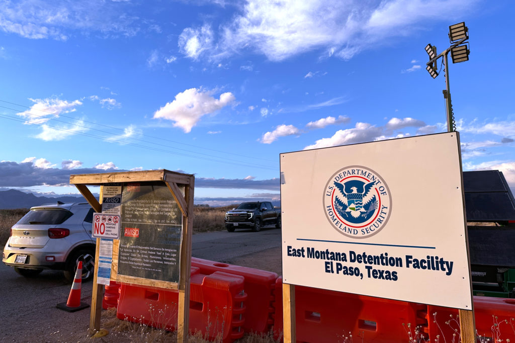 Source-feed image associated with ICE extends no-bid contract for major detention center in Texas, rejecting calls for closure