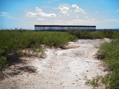 Image from linked report: Trump administration begins building border wall in Texas’ Big Bend region