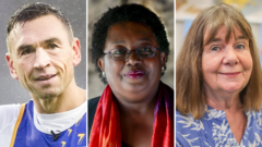 Source-feed image associated with Authors Blackman and Donaldson made dames in honours list