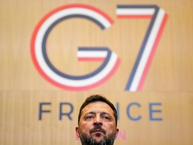 Source-feed image associated with Zelenskyy says G7 leaders pledge more vital help for Ukraine against Russia