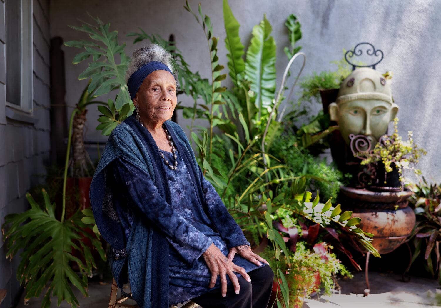 Source-feed image associated with Enough about her legacy. At 100, Betye Saar just wants to keep making art in L.A.