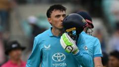 Image from linked report: England win series as Banton delivers on potential