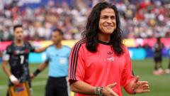 Source-feed image associated with Ted Lasso actor Fernandez makes professional debut