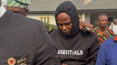 Source-feed image associated with Anthony Joshua's driver attempted overtake before fatal crash, trial hears