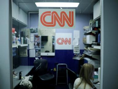 Image from linked report: Some banned media organizations return to the White House after judge's order