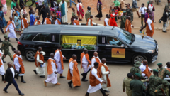 Source-feed image associated with Uganda's King Oyo buried amid calls for unity over his successor