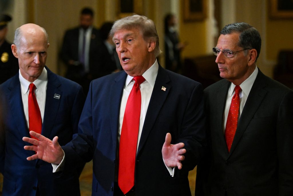 Source-feed image associated with Trump scraps housing bill signing to pressure Senate GOP on SAVE Act
