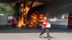 Source-feed image associated with As Ukraine hits Russia's refineries, Russia targets Ukraine's petrol pumps