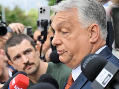 Source-feed image associated with As Hungary’s Magyar joins EU summit, sidelined Orban meets with far-right allies