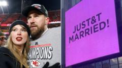 Source-feed image associated with Dior dress, Adam Sandler and a man of honour: What we know about Taylor and Travis's wedding