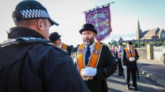 Image from linked report: Orange Order parade dispute continues after main players hold talks