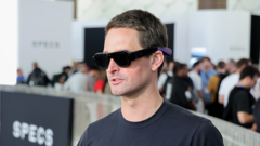 Source-feed image associated with Snap unveils £1,995 smart glasses after previous flops