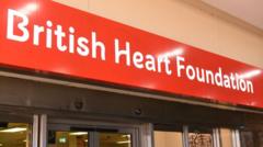 Source-feed image associated with British Heart Foundation plans to close 150 charity shops