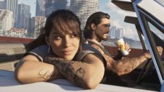 Source-feed image associated with GTA 6 soundtrack reveal revives digital release debate
