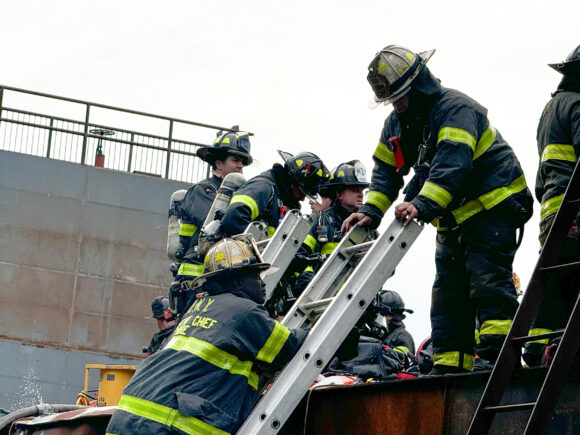 Source-feed image associated with New York Shipyard Blast That Killed 1, Injured More Than 30 Firefighters Under Investigation