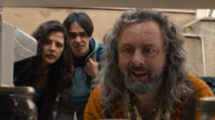 Source-feed image associated with Michael Sheen stars in comedy about UFOs after claiming he saw one over hometown