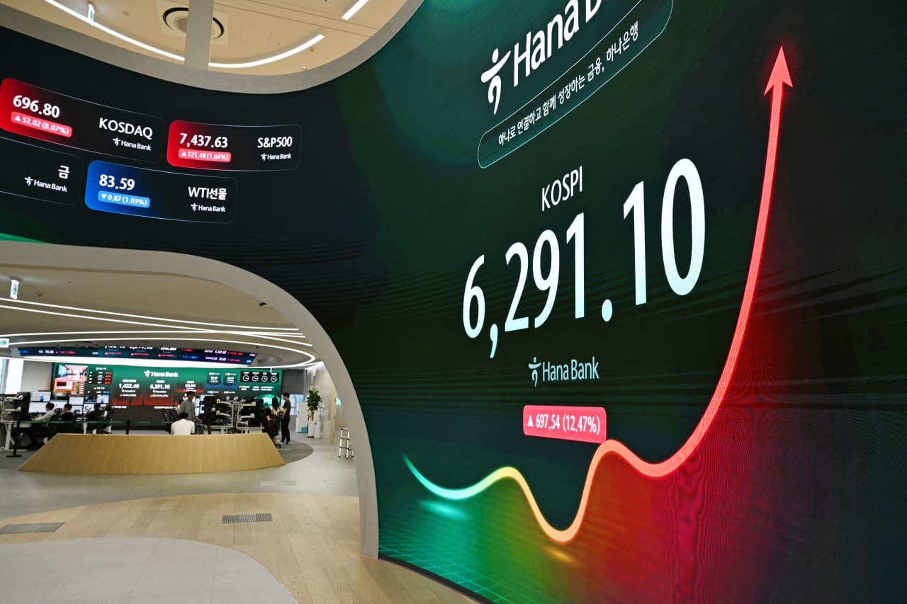 Source-feed image associated with South Korea’s chip giants just logged their biggest rally ever. What it means for the global AI trade.