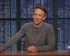 Image from linked report: Seth Meyers on Trump canceling $1bn in federal funds: ‘Is he adding a waterslide to the reflecting pool?’