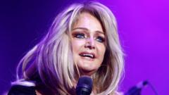 Source-feed image associated with 'Heartbroken' Catherine Zeta-Jones leads tributes to singer Bonnie Tyler